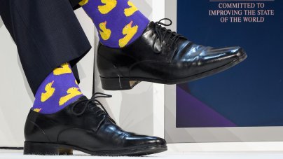 Enten Socken Zum Anzug Treibt Es Justin Trudeau Zu Bunt Panorama Nordbayern De